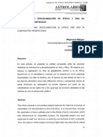 Wagbou, M. Colonización y Descolonización en África y Asia en Perspectivas Comparadas