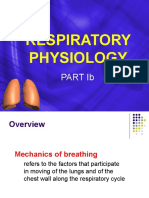 Respiratory Physiology: Part Ib