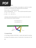 Mechanism Syntheses: 3 Conceptual Design