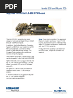 Information Bulletin Upgrade To A 32 Bit LX 800 Cpu Board en 71894