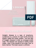 Hodgkin'S Disease: By: Myla Mutoc Monic Navarro Leah Pahamutang