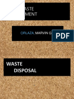 Solid Waste Management: Orlaza