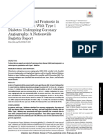 Characteristics and Prognosis in Women and Men With Type 1 Diabetes Undergoing Coronary Angiography: A Nationwide Registry Report