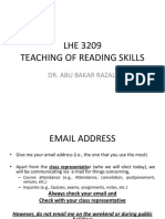 LHE3209-1 - LHE3209 - Course Information and Requirements