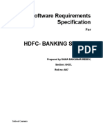 Software Requirements Specification: Prepared by Sama Saikumar Reddy, Section: kl423. Roll No: A07