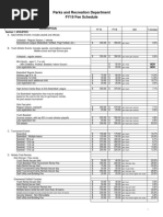 Parks and Recreation Fees