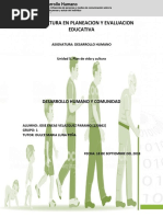 Desarrollo Humano y Comunidad