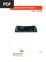 GX400 Sprint User Guide R3