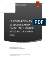 Corrupcion en El Sector de Salud