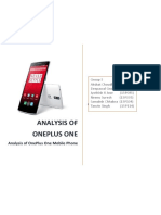 Section B Group 5 Product Analysis OnePlusOne