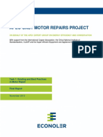 APECCAST Motor Repairs Existing and Best Practices in Motor Repair Task 1 PDF