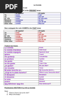 La Comida Junior Cert