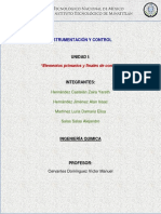 Elementos Primarios y Finales de Control