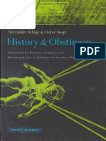 Kluge, Alexander Negt, Oskar - History and Obstinacy PDF