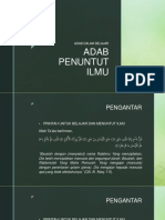 Adab Penuntut Ilmu Dalam Belajar