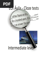 Cloze Tests Intermediate PDF