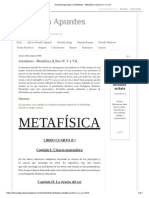 Filosofía Apuntes - Aristóteles - Metafísica (Libro IV, V y VI)