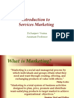 Introduction To Services Marketing