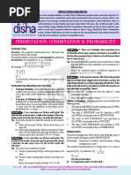 Permutation, Combination & Probability