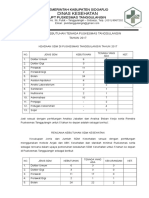 2.2.2.1 Analisa Kebutuhan Tenaga Puskesmas Tanggulangin