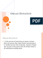 Organ Donation