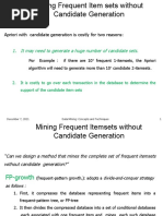 FP Growth Algorithm