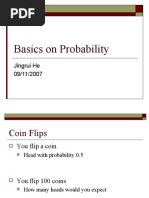 Basics On Probability