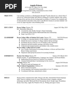 Angies Resume