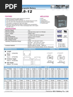 Bateria Ups Tepsi HR5.8-12