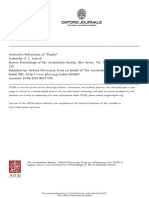 Ackrill Aristotle S Definitions of Psuche PDF