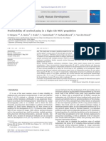 Early Human Development: E. Himpens, A. Oostra, I. Franki, S. Vansteelandt, P. Vanhaesebrouck, C. Van Den Broeck