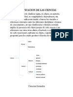 Clasificacion de Las Ciencias Tarea