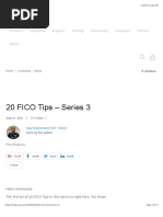 20 FICO Tips - Series 3 - SAP Blogs