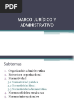 Marco Jurídico y Administrativo