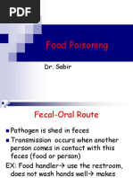 Food Poisoning: Dr. Sabir