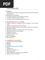 Post and Core Materials and Bonding 2