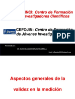 Validación y Confiabilidad de Los Instrumentos de Medición