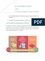 Tema 1. Enfoques Sobre El Papel Del Estado en La Economía