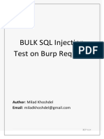 Bulk SQL Injection Using Burp To Sqlmap