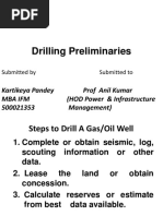 Drilling Preliminaries