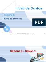 Semana 3 Punto de Equilibrio Costos