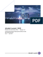 8DG61258GAAATBZZA Vol1 Alcatel-Lucent 1830 Photonic Service Switch PSS Release 7.0 Commissioning and Power Balancing Too