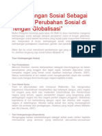 Ketimpangan Sosial Sebagai Dampak Perubahan Sosial Di Tengah Globalisasi