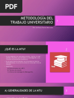 Metodología Del Trabajo Universitario