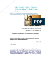 Las Objeciones en El Código Nacional de Procedimientos Penales