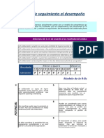 Modelo de Seguimiento Al Desempeño