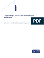 Bloque 1. Lectura 1. Psicologia Politica en La Concepcion Leboniana