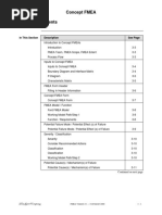 Fmea Handbook Concept and Design PDF