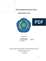 Tugas Kewirausahaan Proposal Usaha