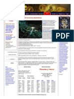 Cálculo de Las Horas Planetarias. Dias, Horas y Arcángeles Regentes PDF